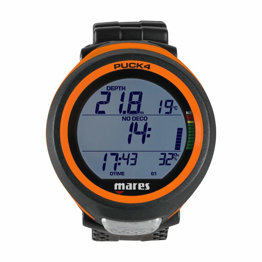 Mares PUCK 4 Dalış Bilgisayarı Siyah/Turuncu