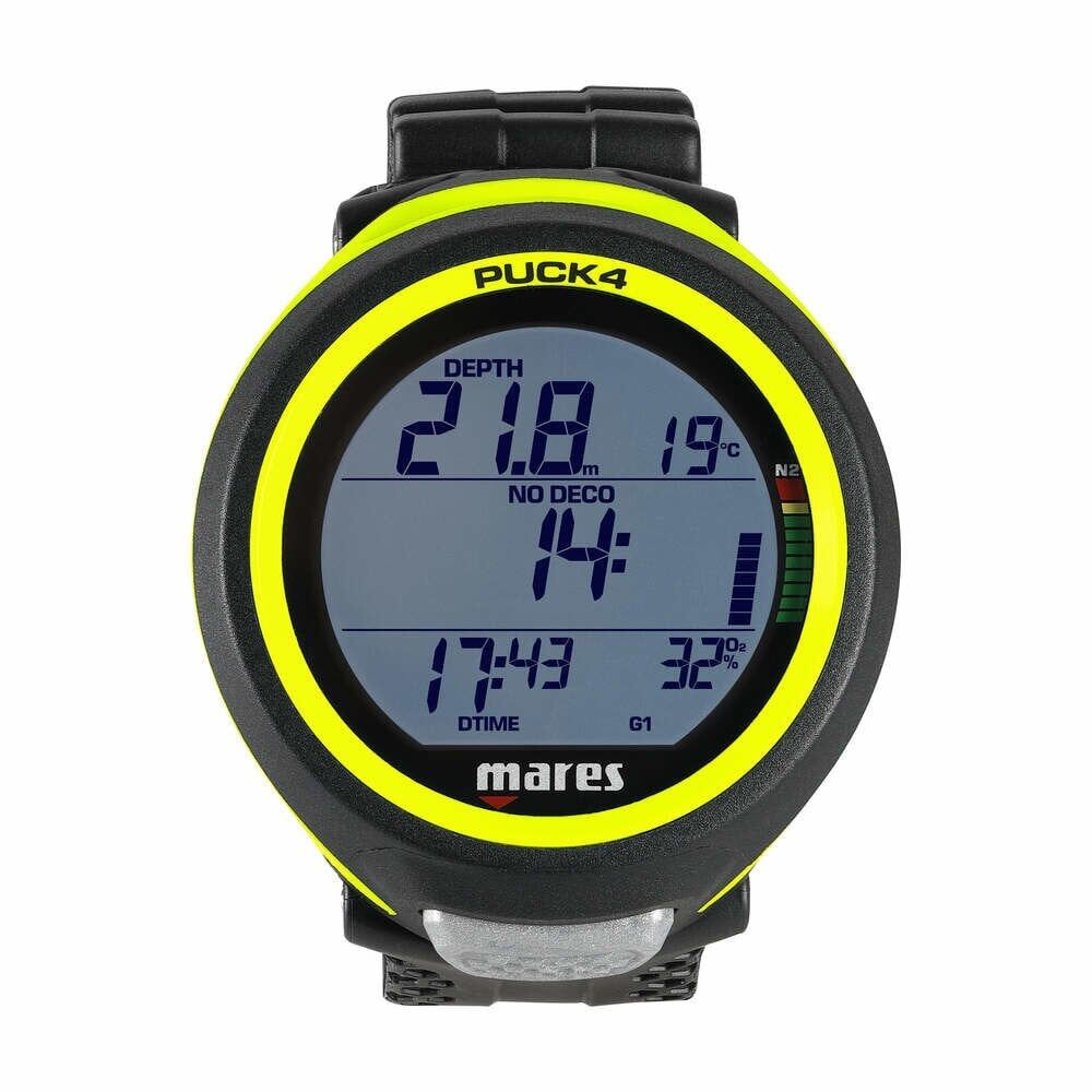 Mares PUCK 4 Dalış Bilgisayarı Siyah/Sarı