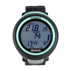 Mares PUCK 4 Dalış Bilgisayarı Siyah/Turkuaz