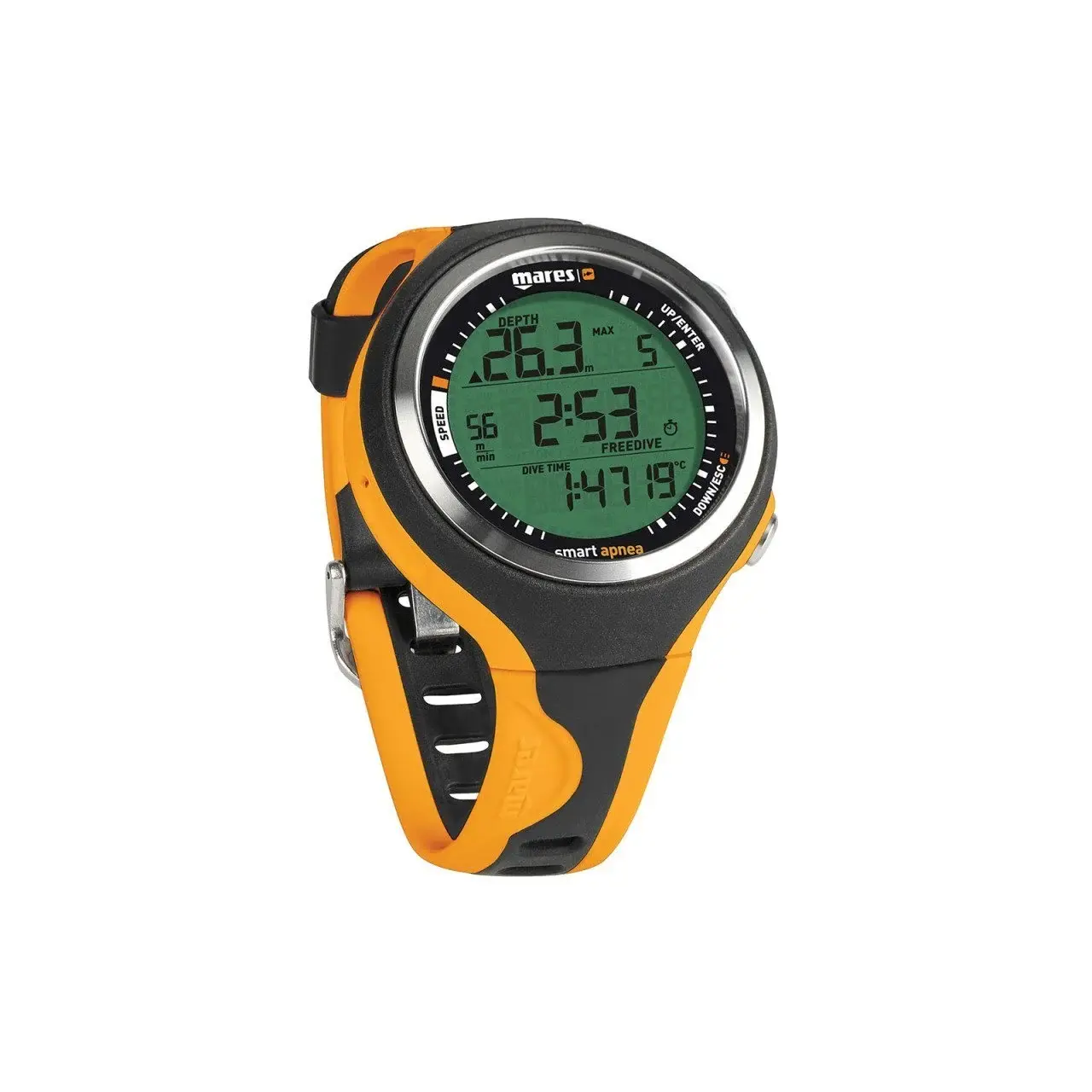 Mares Smart Apnea Dalış Bilgisayarı Siyah/Turuncu