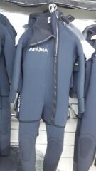 Aruna 7mm İki Parça Fermuarlı Erkek Tüplü Dalış Elbisesi