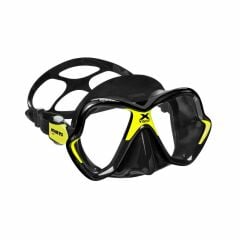 Mares X-Vision Tüplü Dalış Maskesi Siyah-Sarı