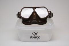 Anax Pro MAYK Dalış Maskesi Kahverengi