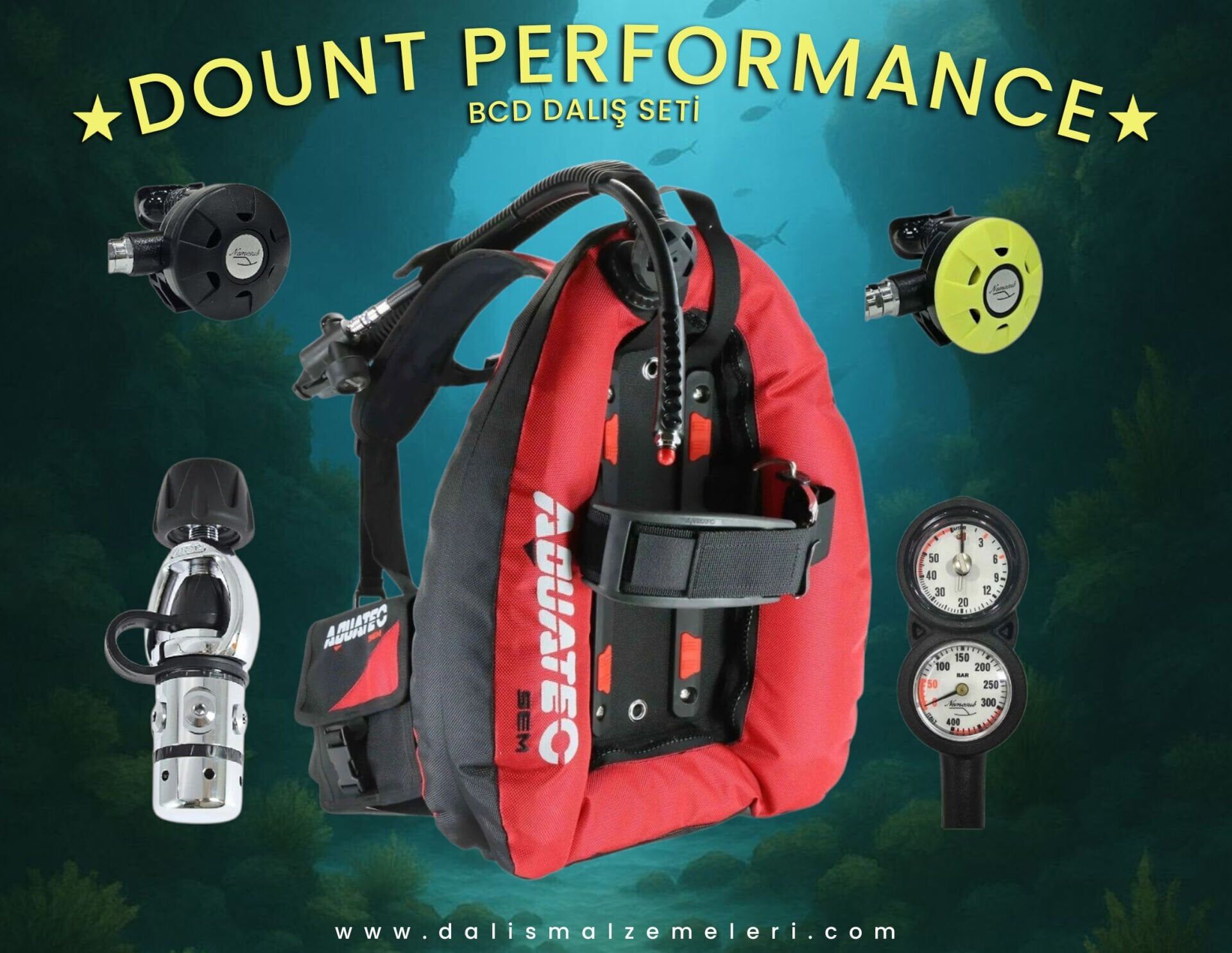 DOUNT PERFORMANCE DALIŞ SETİ siyah