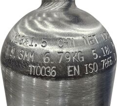 5,0 L. Alüminyum Tüp- Şişe  (Dalış Tüpü)