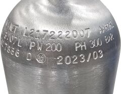 3,0 L. Alüminyum Tüp- Şişe (Dalış Tüpü)