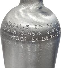 3,0 L. Alüminyum Tüp- Şişe (Dalış Tüpü)