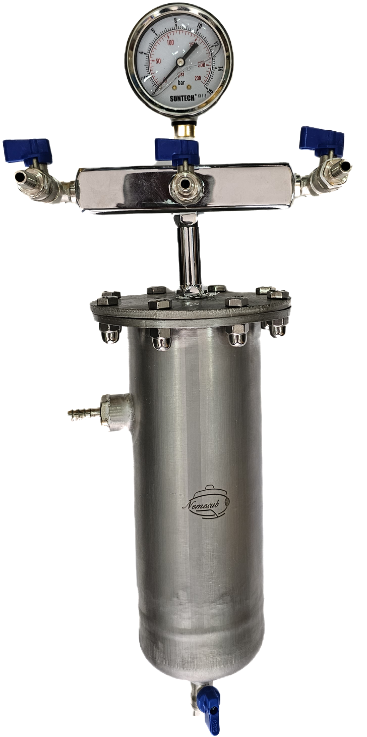 Kompresör Filtresi - 3 çıkış 8mm Hortum için