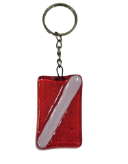 Dalış bayrağı anahtarlık