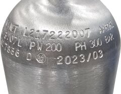 3,0 L. Alüminyum Tüp vanalı (Dalış Tüpü)