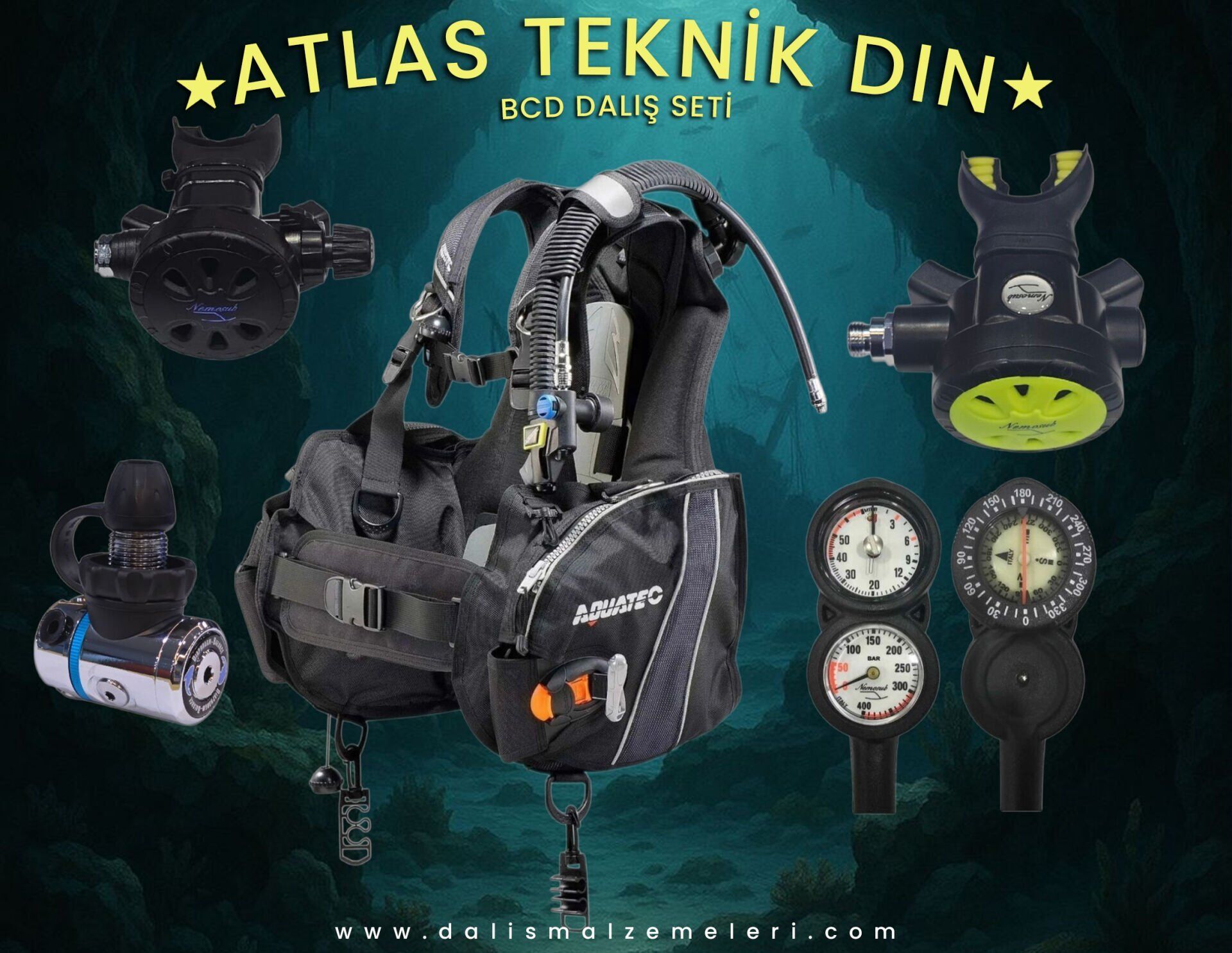 ATLAS TEKNİK DALIŞ SETİ / DIN S