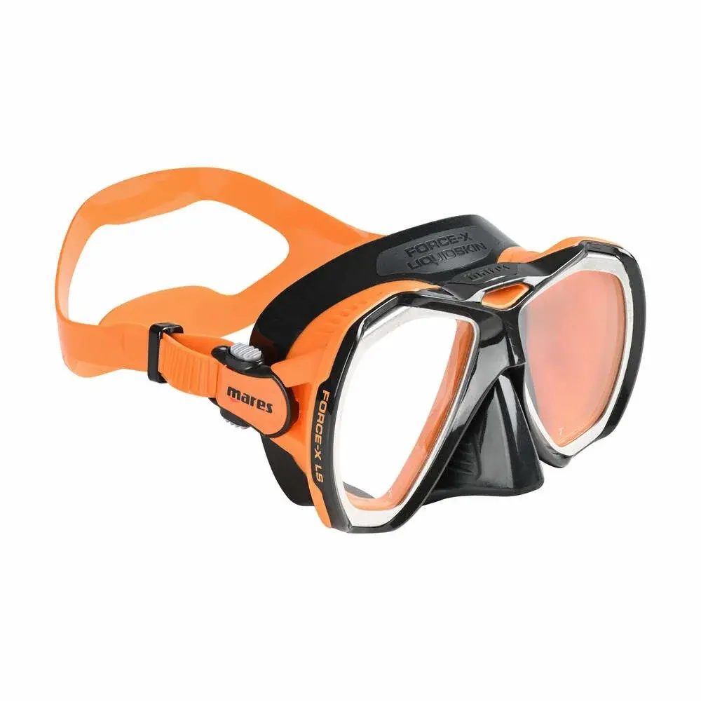 Mares Force-X Liquidskin Dalış Maskesi Turuncu-Siyah