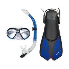 Mares ABC QUEST Seyahat Seti - Yetişkin L-XL - MAVİ