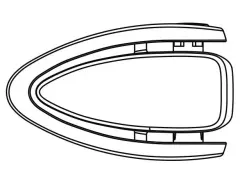 Mares Star Maske Siyah