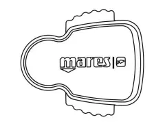 Mares Samurai X Maske Siyah